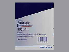 Lovenox 150 MG in 1 ML Prefilled Syringe.