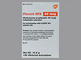 Flovent HFA 44 MCG-INHAL Metered Dose Inhaler, 120 Actuations