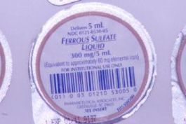 ferrous sulfate liquid