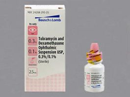 Tobramycin 0.3 %-dexamethasone 0.1 % Ophthalmic Suspension