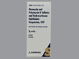 Hydrocortisone-Neomycin-Polymyxin B Ophthalmic