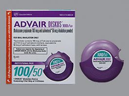 ADVAIR DISKUS 100-50 MCG-INHAL Dry Powder Inhaler, 14 Blisters