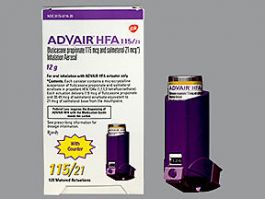 ADVAIR HFA 115-21 MCG-INHAL Metered Dose Inhaler, 120 Actuations