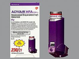 ADVAIR HFA 230-21 MCG-INHAL Metered Dose Inhaler, 120 Actuations