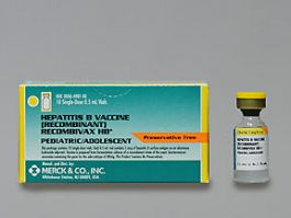 RECOMBIVAX HB Pediatric-adolescent Vaccine 0.5 ML Injection