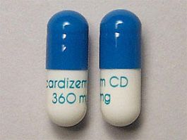 diltiazem cardizem cd 360 mg 24 hr capsule