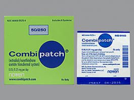 Combipatch 50-250 MCG-Day Twice Weekly Transdermal System