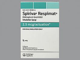 Spiriva Respimat 2.5 MCG-ACTUAT Metered Dose Inhalation Spray, 60 ACTUAT