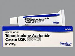 triamcinolone acetonide 0.025 % Topical Cream