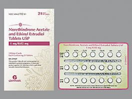 norethindrone eth estradiol 1 35 mg mcg tab