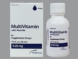 Multivitamin Drops with Fluoride Oral Liquid