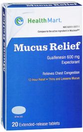 guaiFENesin 600 MG 12HR Extended Release Oral Tablet