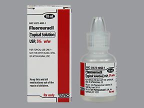 fluorouracil 5 % Topical Solution