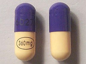 verapamil HCl 360 MG 24HR Extended Release Oral Capsule
