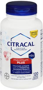 calcium 315 MG-vitamin D3 250 MG Oral Tablet, as calcium citrate