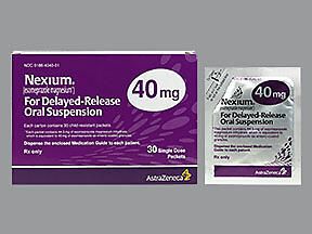NexIUM 40 MG Granules for Delayed Release Oral Suspension