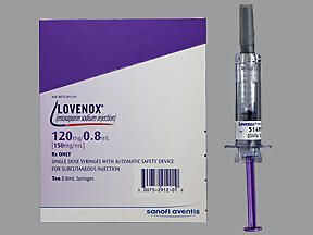 Lovenox 120 MG in 0.8 ML Prefilled Syringe