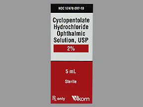 cyclopentolate HCl 2 % Ophthalmic Solution