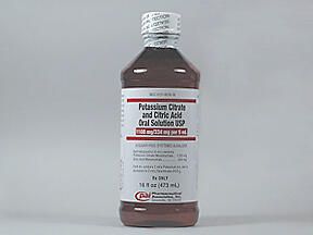 citric acid 334 MG-potassium citrate 1100 MG in 5 mL Oral Solution