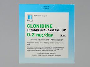 cloNIDine HCl 0.2 MG-Day Weekly Transdermal System