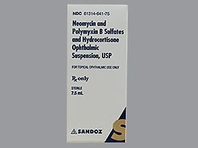 Hydrocortisone-Neomycin-Polymyxin B Ophthalmic