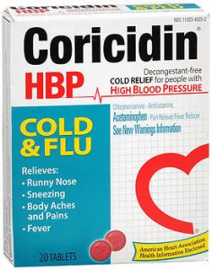 CORICIDIN HBP COLD & FLU Oral Pill