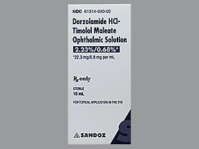 Dorzolamide-Timolol Ophthalmic