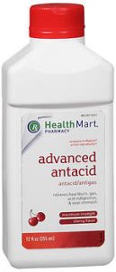 HEALTH MART ADVANCED ANTACID/ANTIGAS MAXIMUM STRENGTH CHERRY