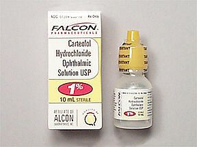carteolol HCl 1 % Ophthalmic Solution 10ml