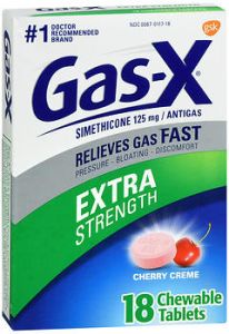 Gas-X Extra Strength 125 MG Chewable Tablet