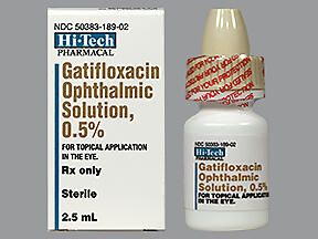 Gatifloxacin Ophthalmic