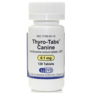 THYRO-TAB CANINE   0.1MG