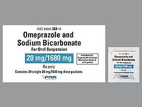 Omeprazole-Sodium bicarbonate Oral Susp Powder