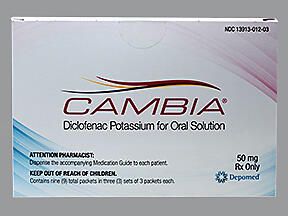 CAMBIA Oral Solution Powder