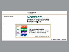 NAMZARIC TITRATION PACK Pack