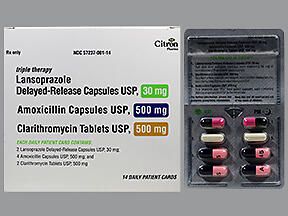Amoxicillin-Clarithromycin-Lansoprazole Pack