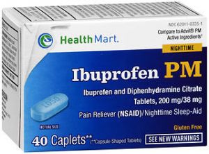 DiphenhydrAMINE-Ibuprofen Oral Pill