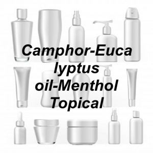 Camphor-Eucalyptus oil-Menthol Topical