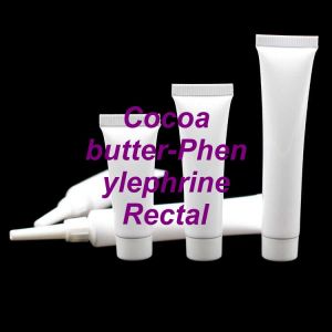 Cocoa butter-Phenylephrine Rectal