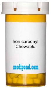Iron carbonyl Chewable